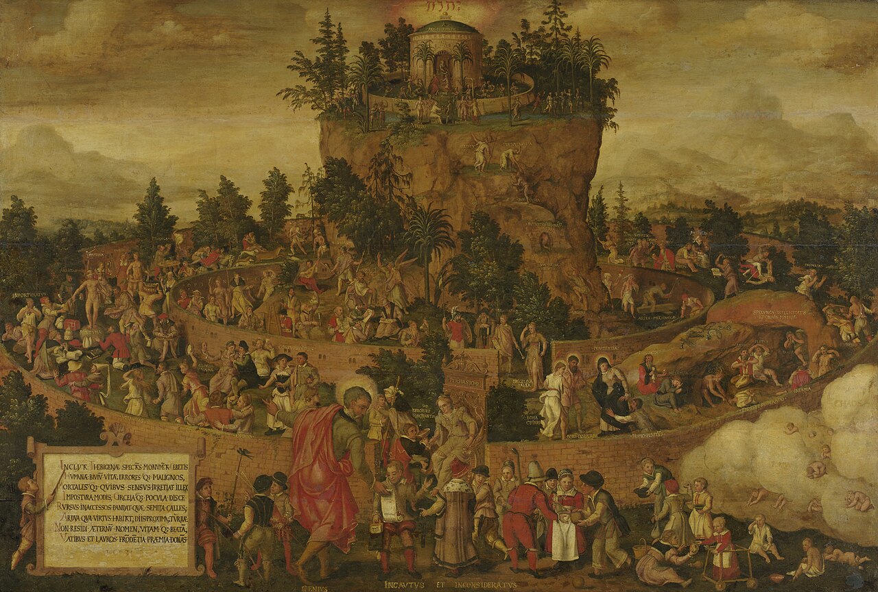 Dutch depiction of the Table of Cebes allegorical image