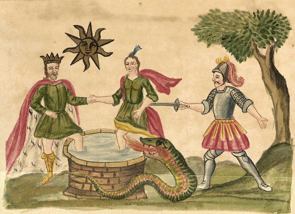 alchemical manuscript page